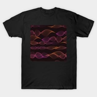 Abstract waves pattern T-Shirt